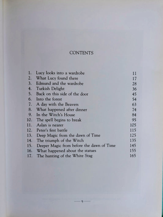 The Lion, the Witch and the Wardrobe – by C. S. Lewis