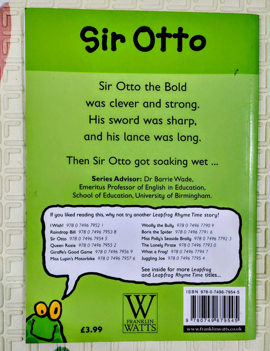 Sir Otto – Mick Gowar & Martin Remphry Leapfrog Early Reader