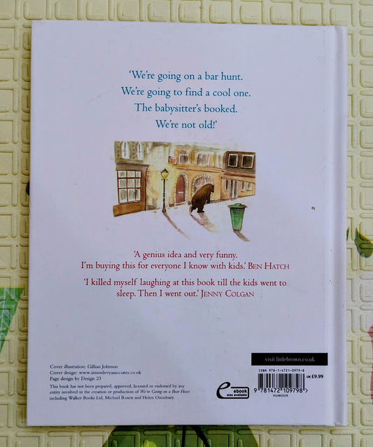 We’re Going on a Bar Hunt: A Parody – by Josie Lloyd & Emlyn Rees