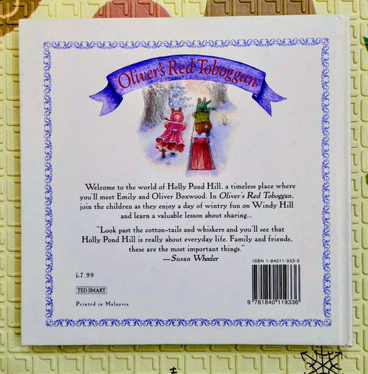 Oliver’s Red Toboggan by Holly Pond Hill