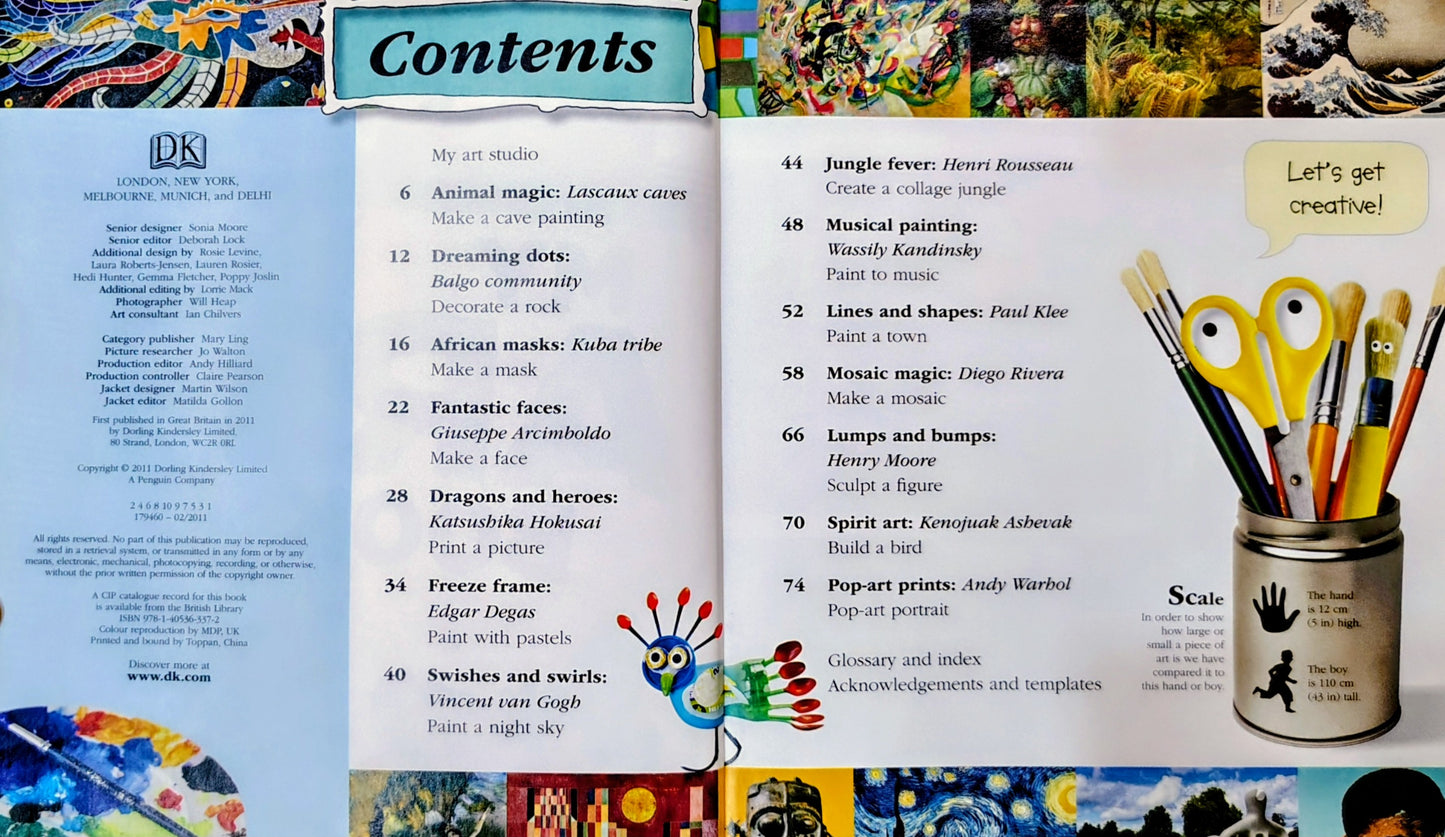 My Art Book: Amazing Art Projects Inspired by Masterpieces (DK Publishing)