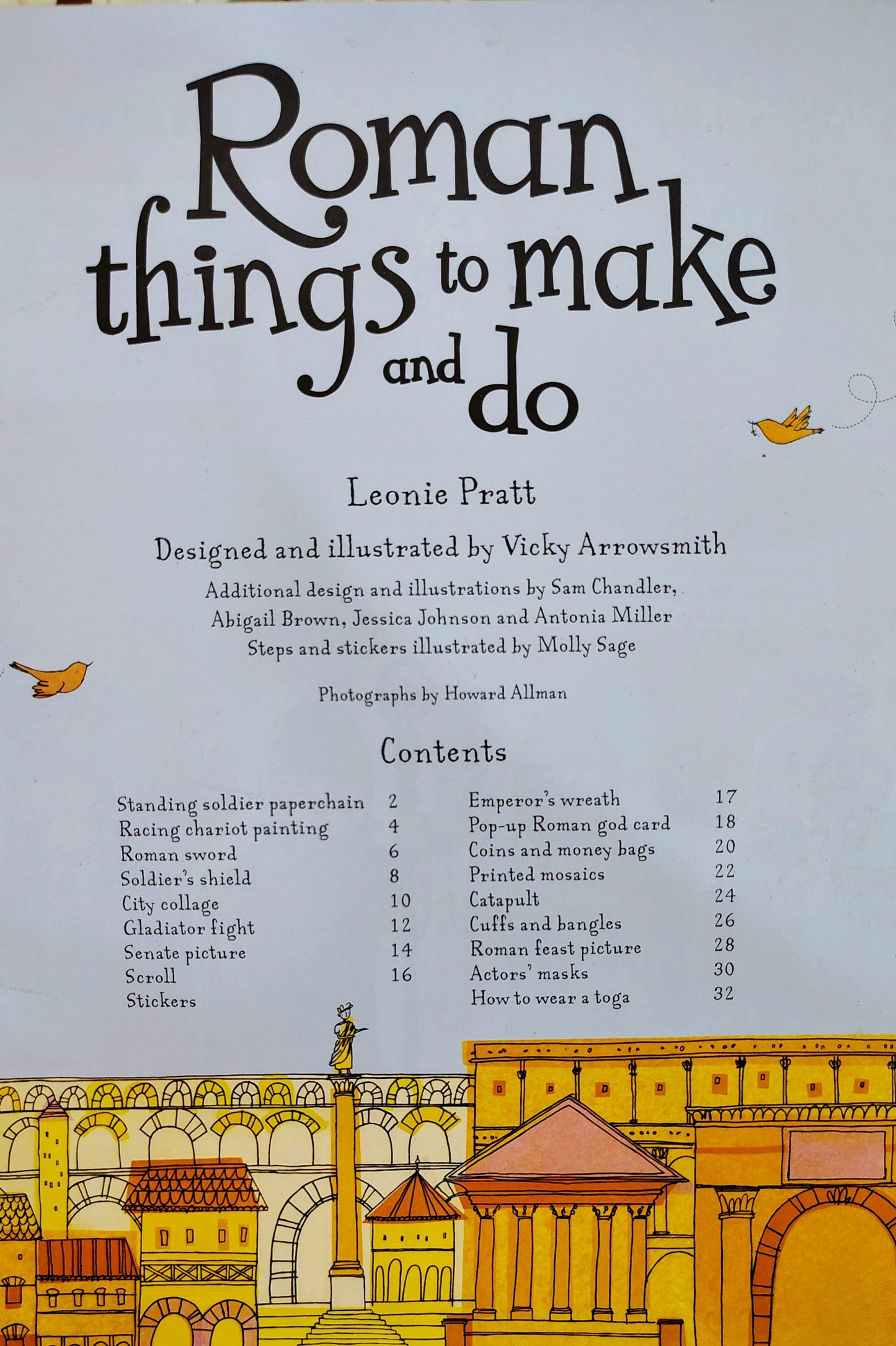 Usborne Roman Things to Make and Do