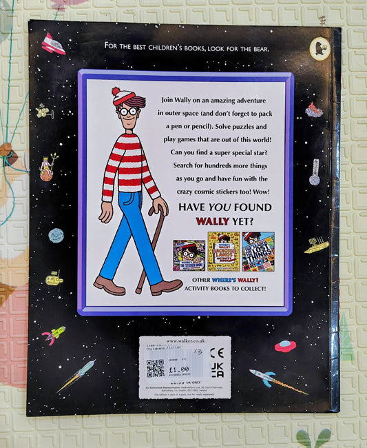 Where’s Wally? In Outer Space Activity Book by Martin Handford