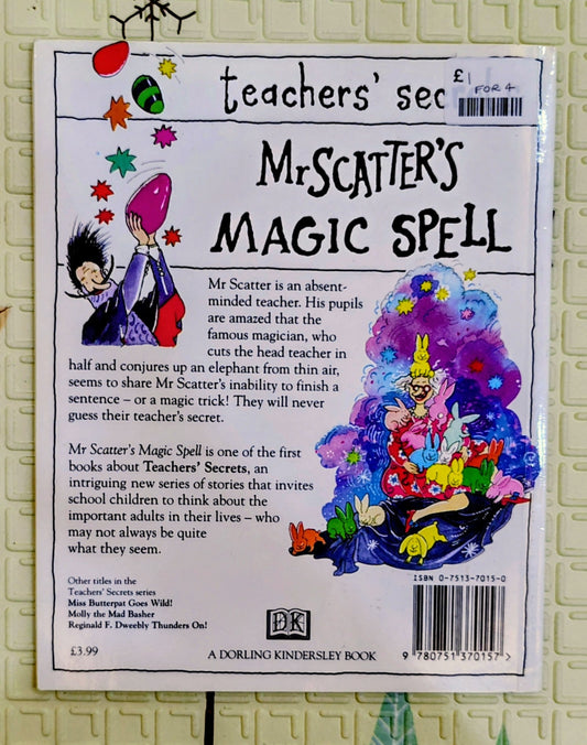 Mr. Scatter's Magic Spell by Jackie Vivelo with illustrations by Margaret Chamberlain | Children's Fantasy