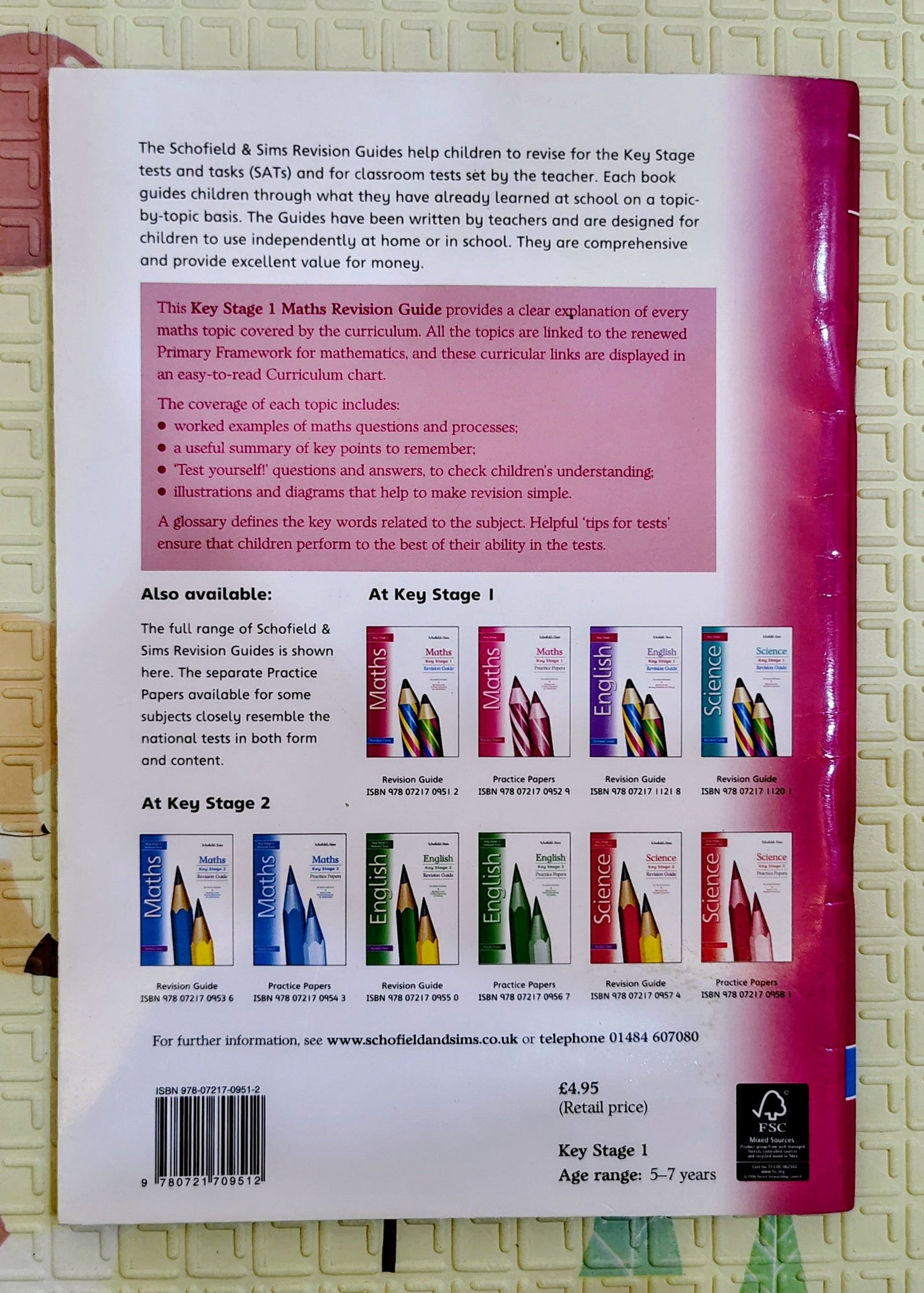 Maths Key Stage 1 I Revision Guide | Schofield & Sims | 7-8 years