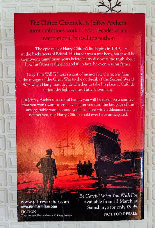 Only Time Will Tell by Jeffrey Archer | Historical Fiction