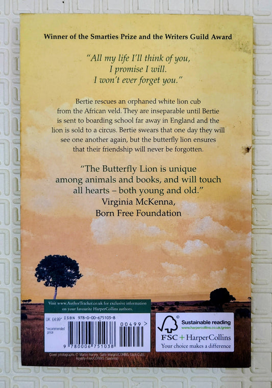 The Butterfly Lion by Michael Morpurgo | Collins