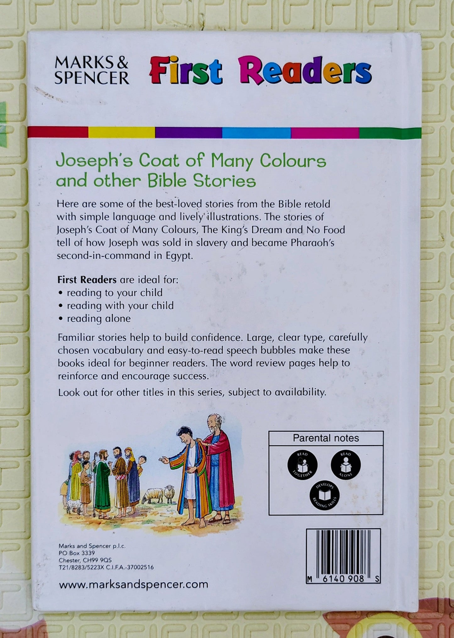 Joseph's Coat of Many Colours by Marks & Spencers | First Steps to Reading