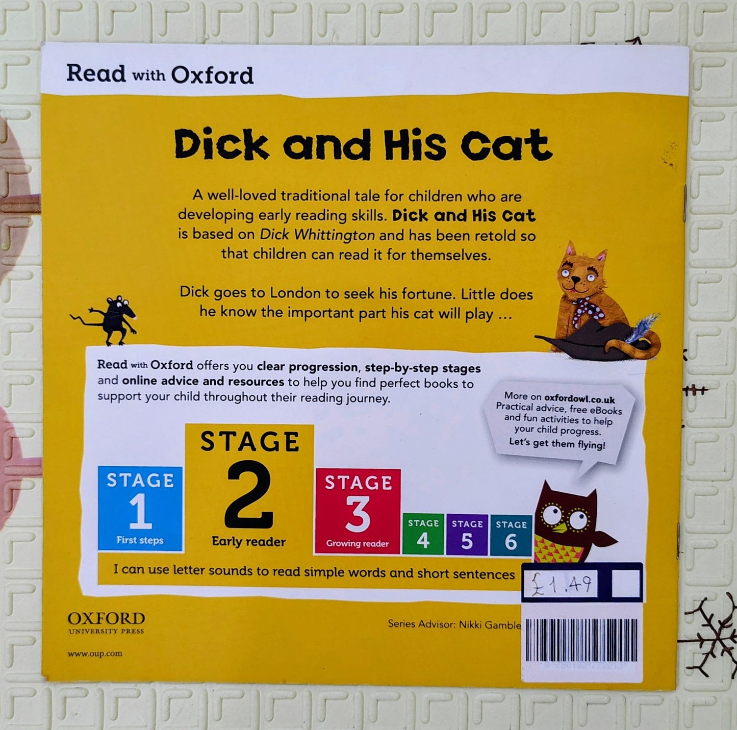 Dick and His Cat | Read with Oxford | Phonics Stage 2