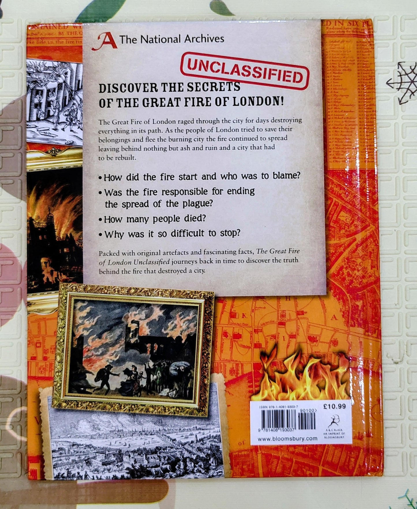 The Great Fire of London: Secrets Revealed! Unclassified | National Archives PuddingLane