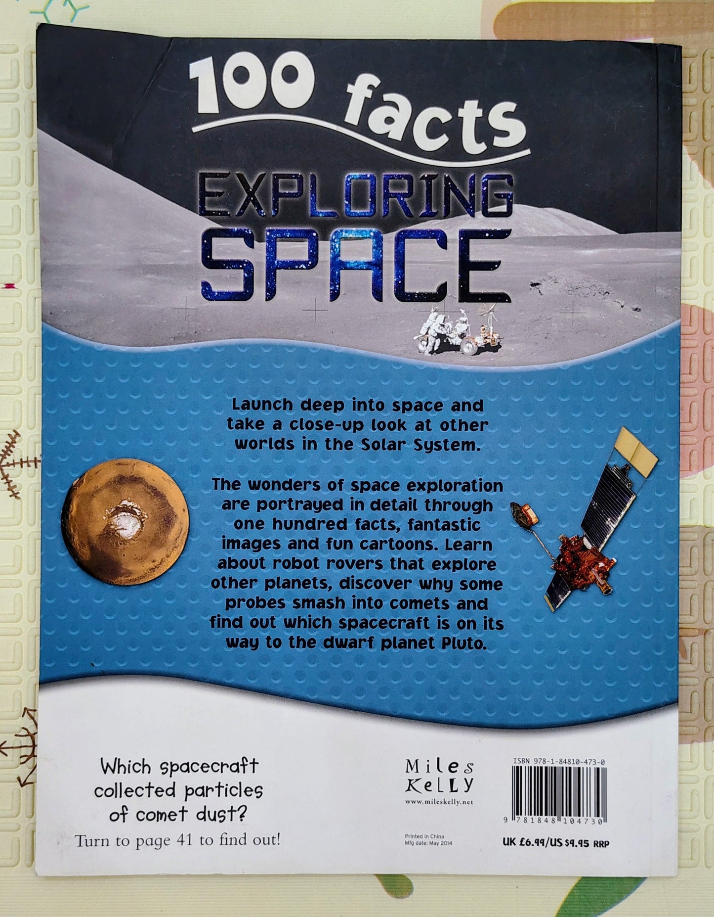 100 Facts Exploring Space by Miles Kelly