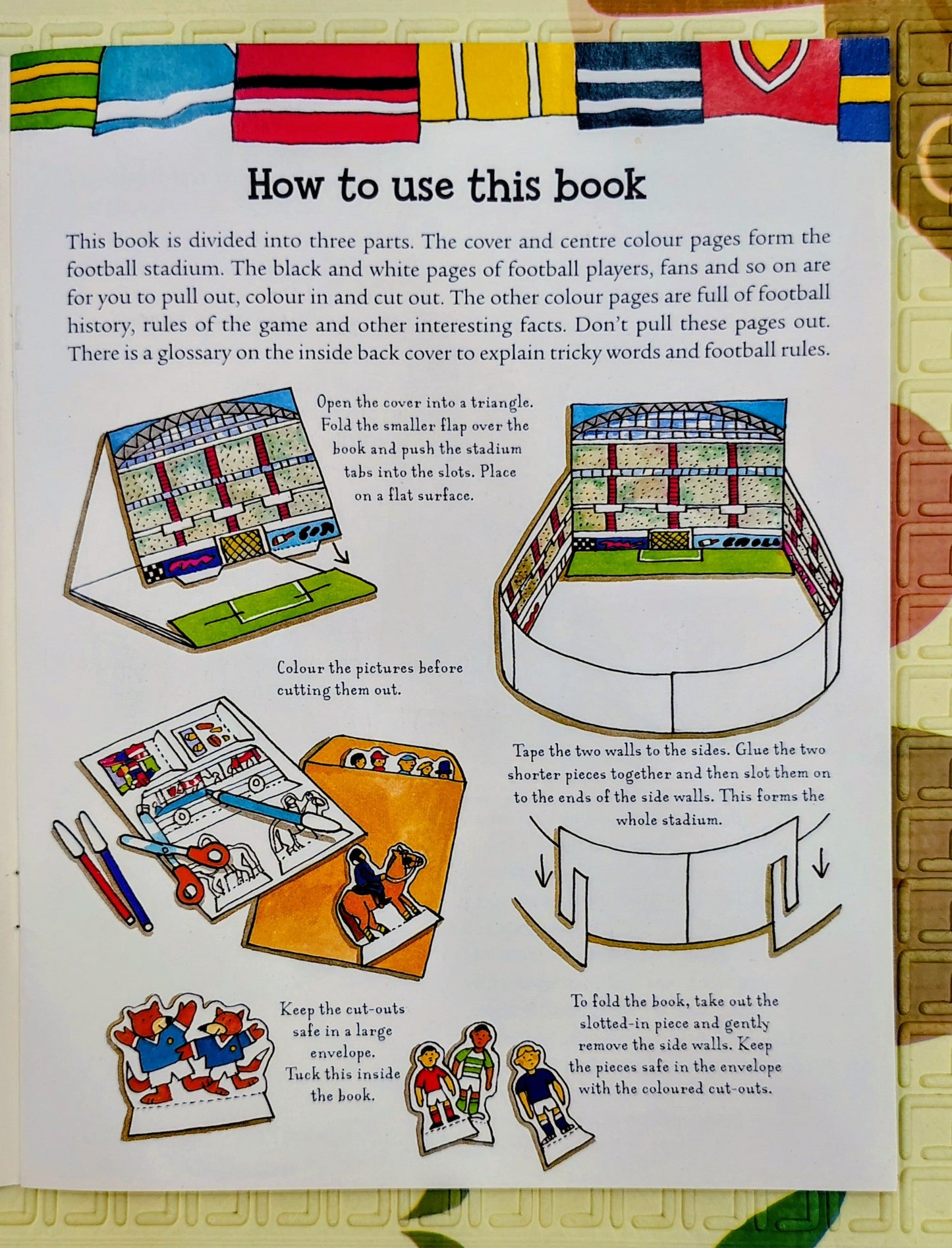 Make Your Own Football Stadium by Clare Beaton | Activity Book