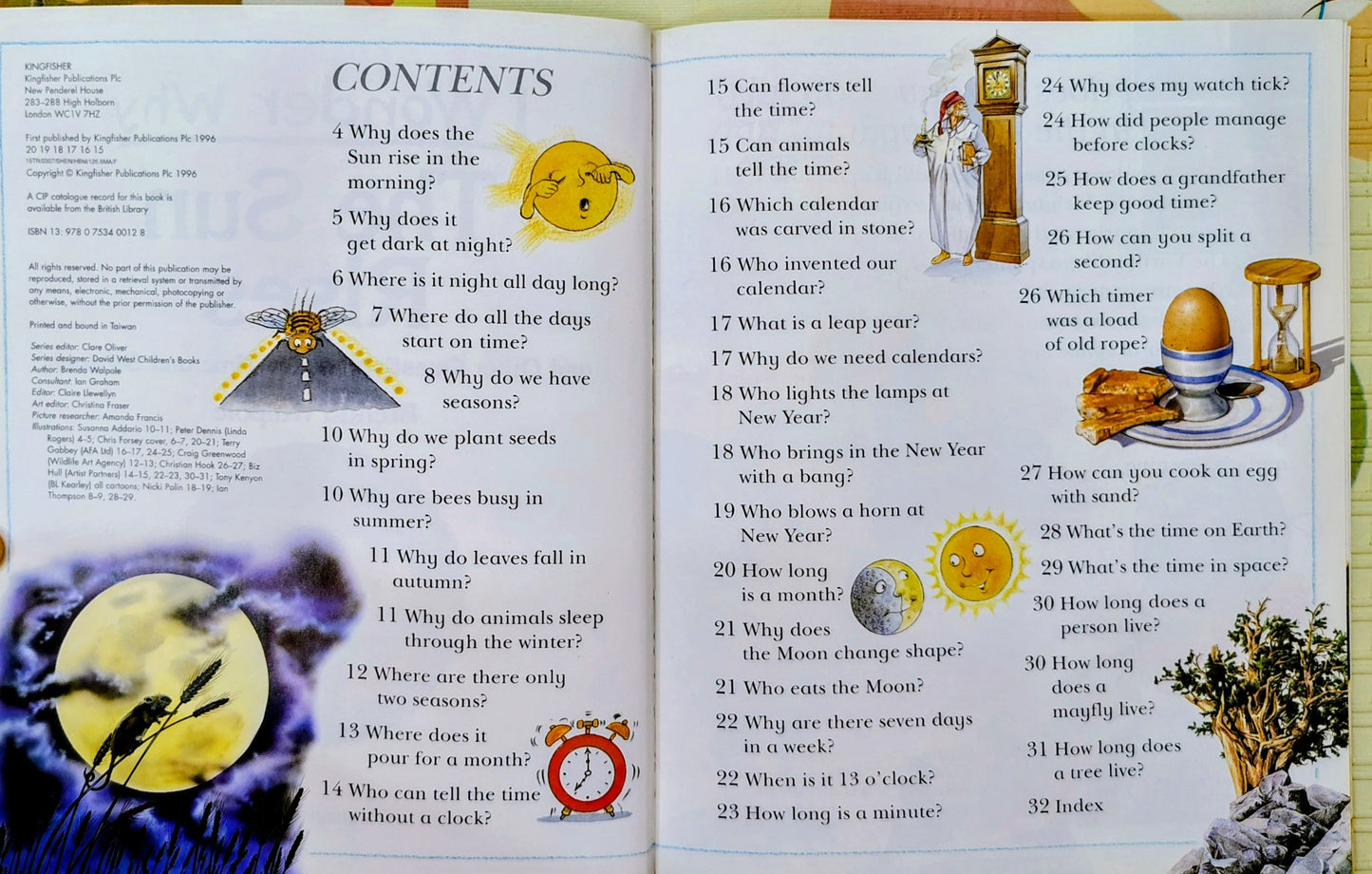 The Sun Rises and Other Questions About Time and Seasons by I Wonder Why | Kingfisher