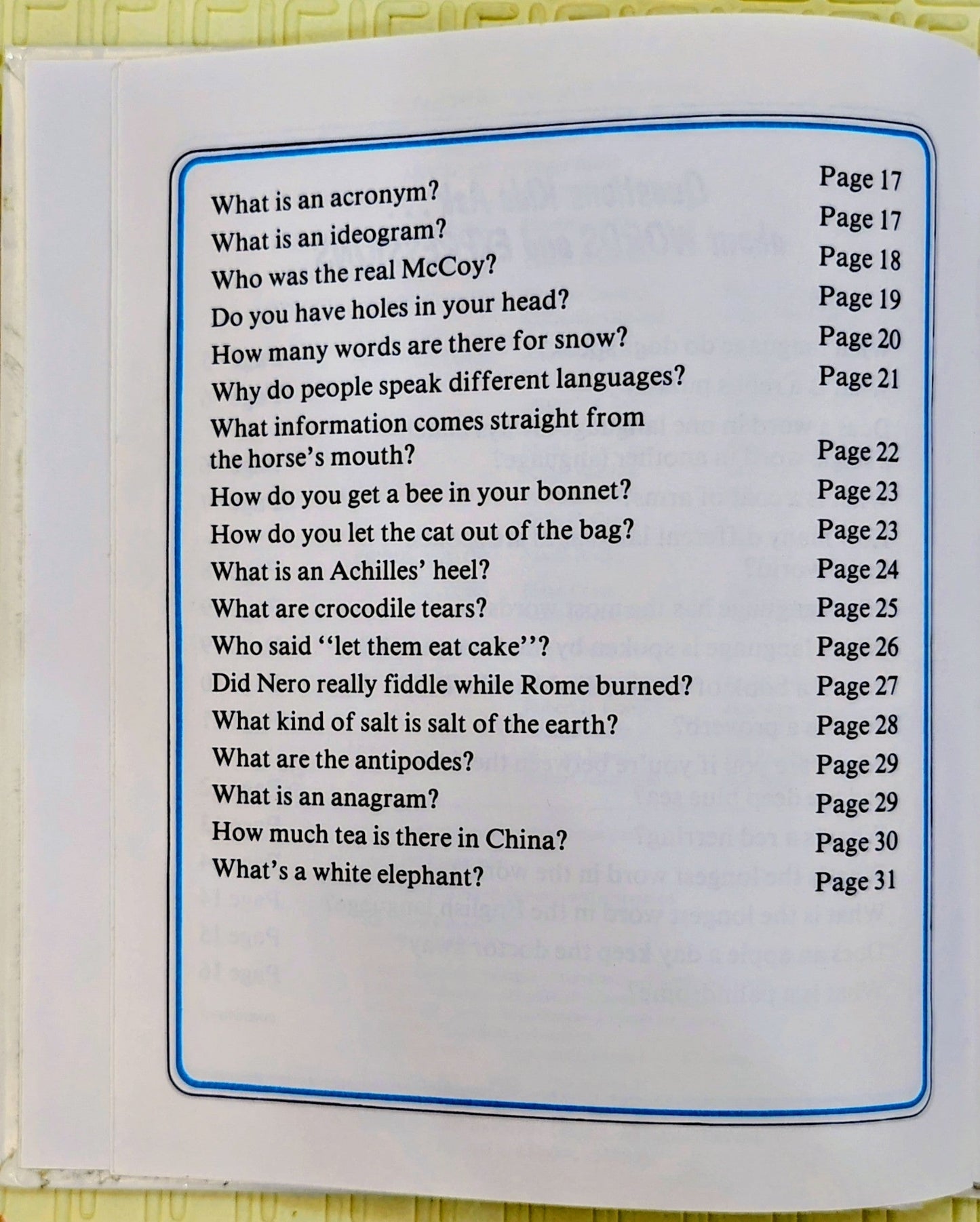 Questions Kids Ask About Words & Expressions
