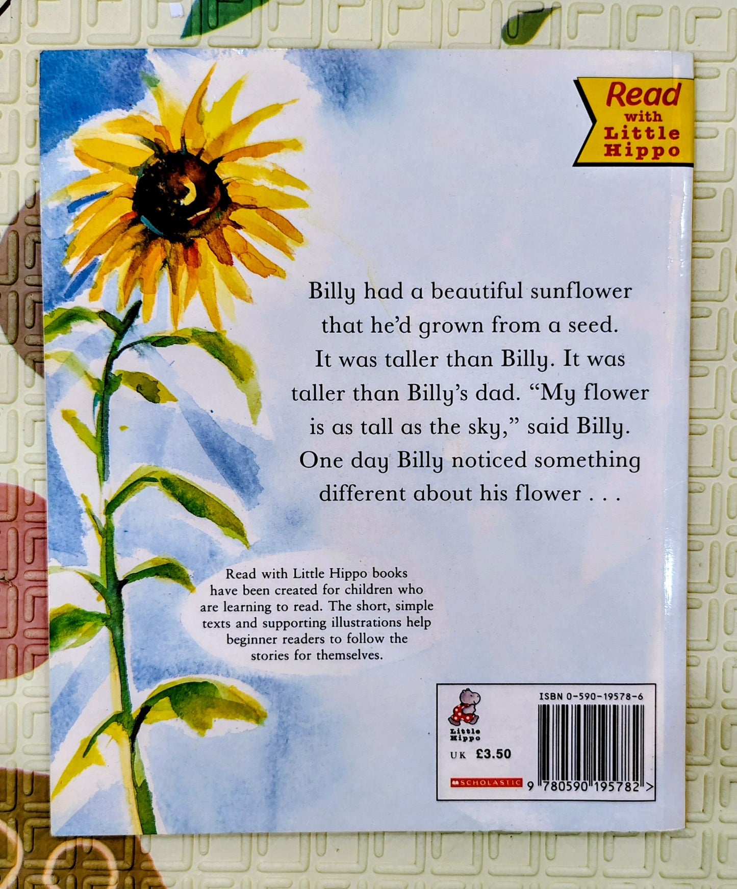Billy's Sunflower by Nicola Moon