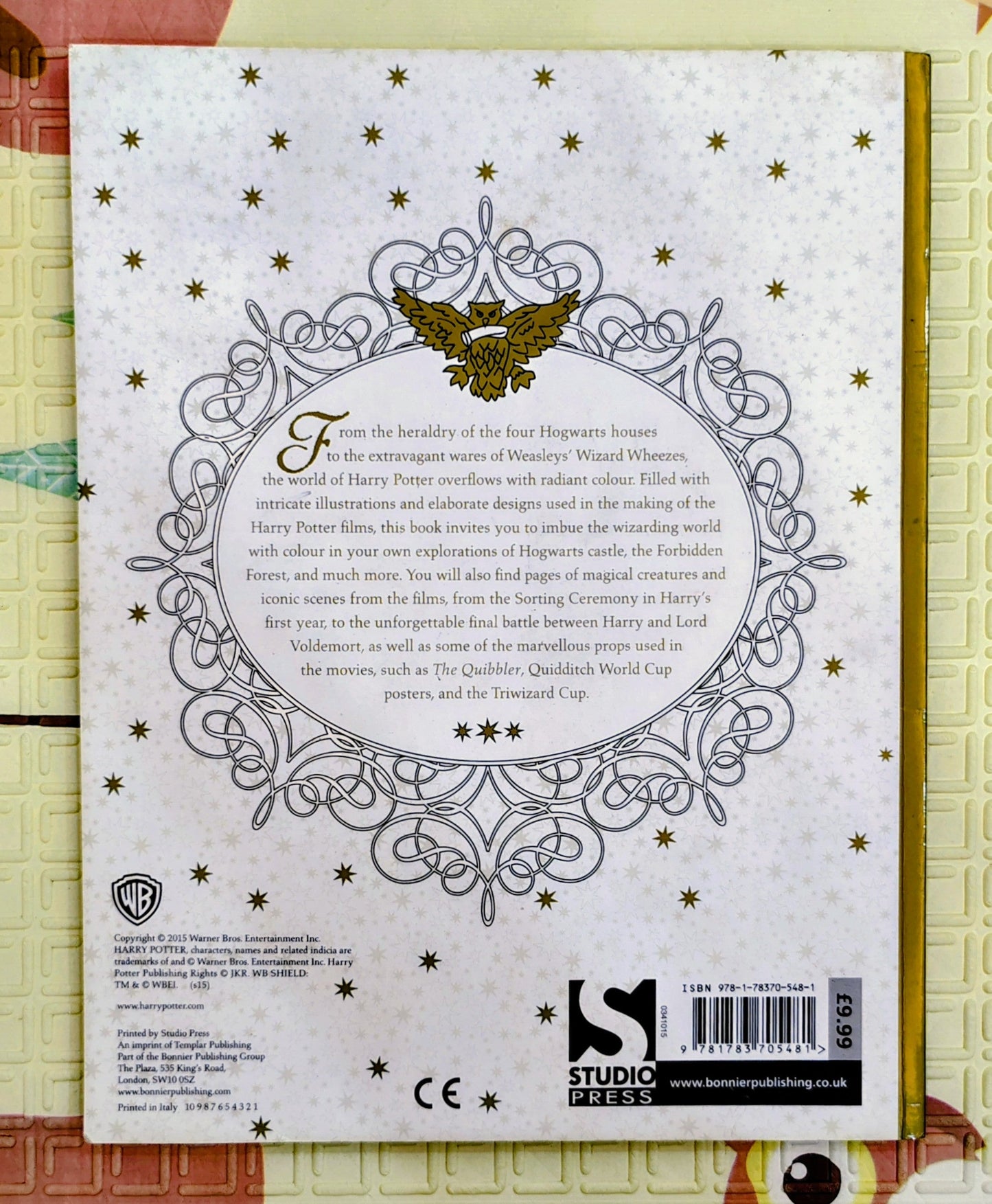 Harry Potter Colouring Book by J.K. Rowling | Warner Bros
