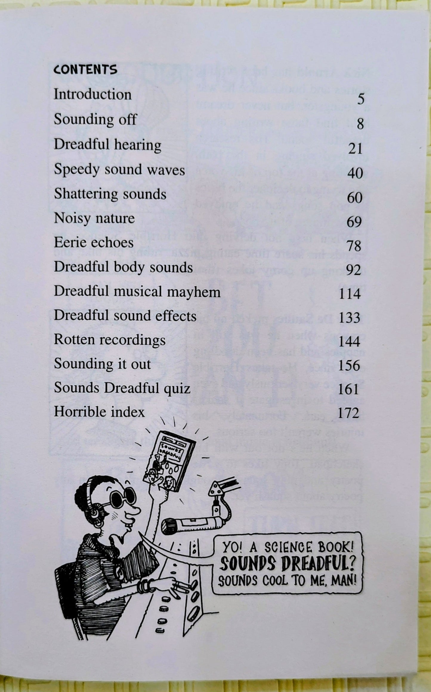 Horrible Science: Sounds Dreadful by Nick Arnold