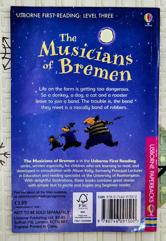 The Musicians of Bremen by Usborne | Level 3