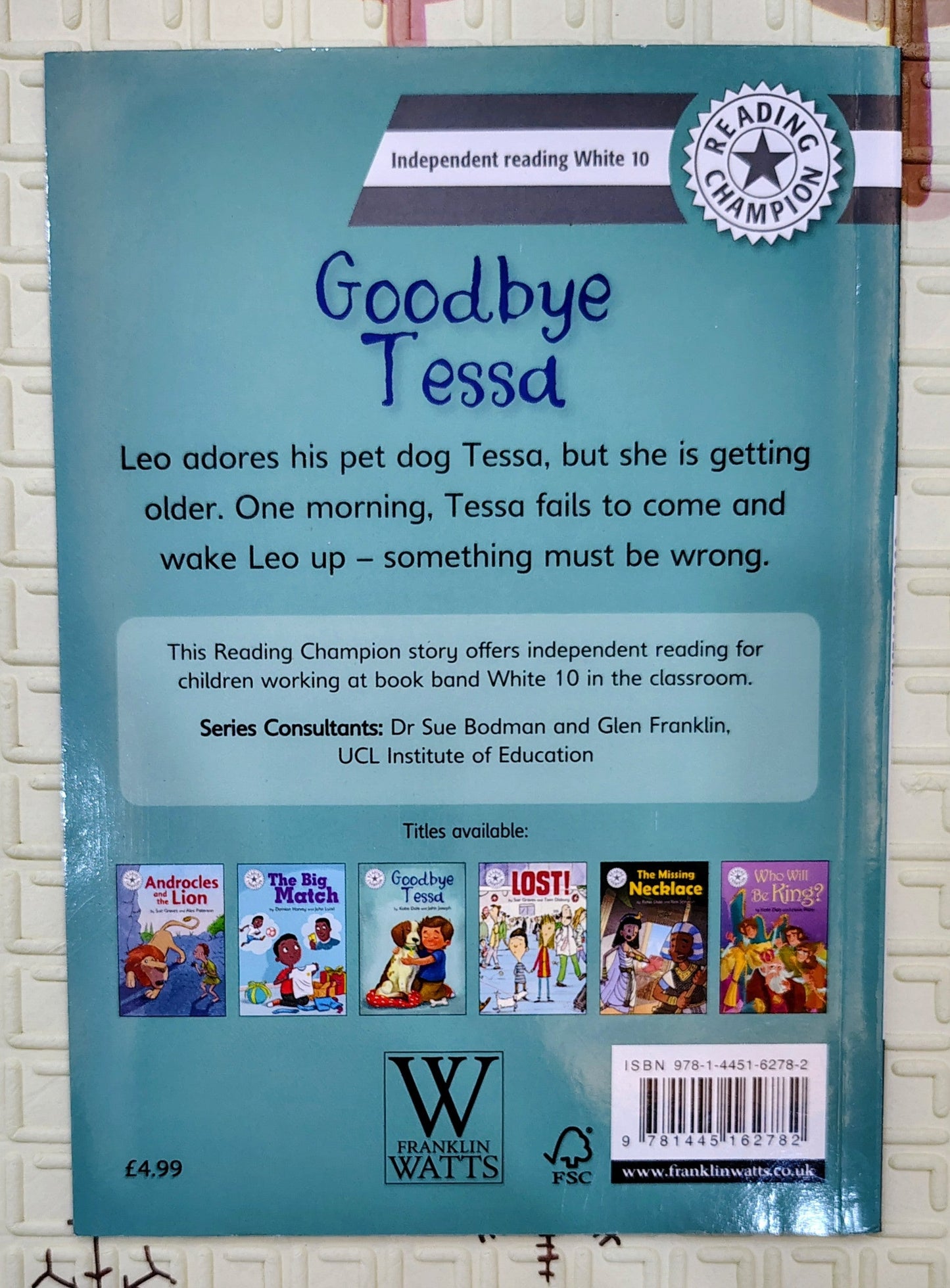 Goodbye Tessa by Elizabeth Dale and John Joseph | Reading Champion