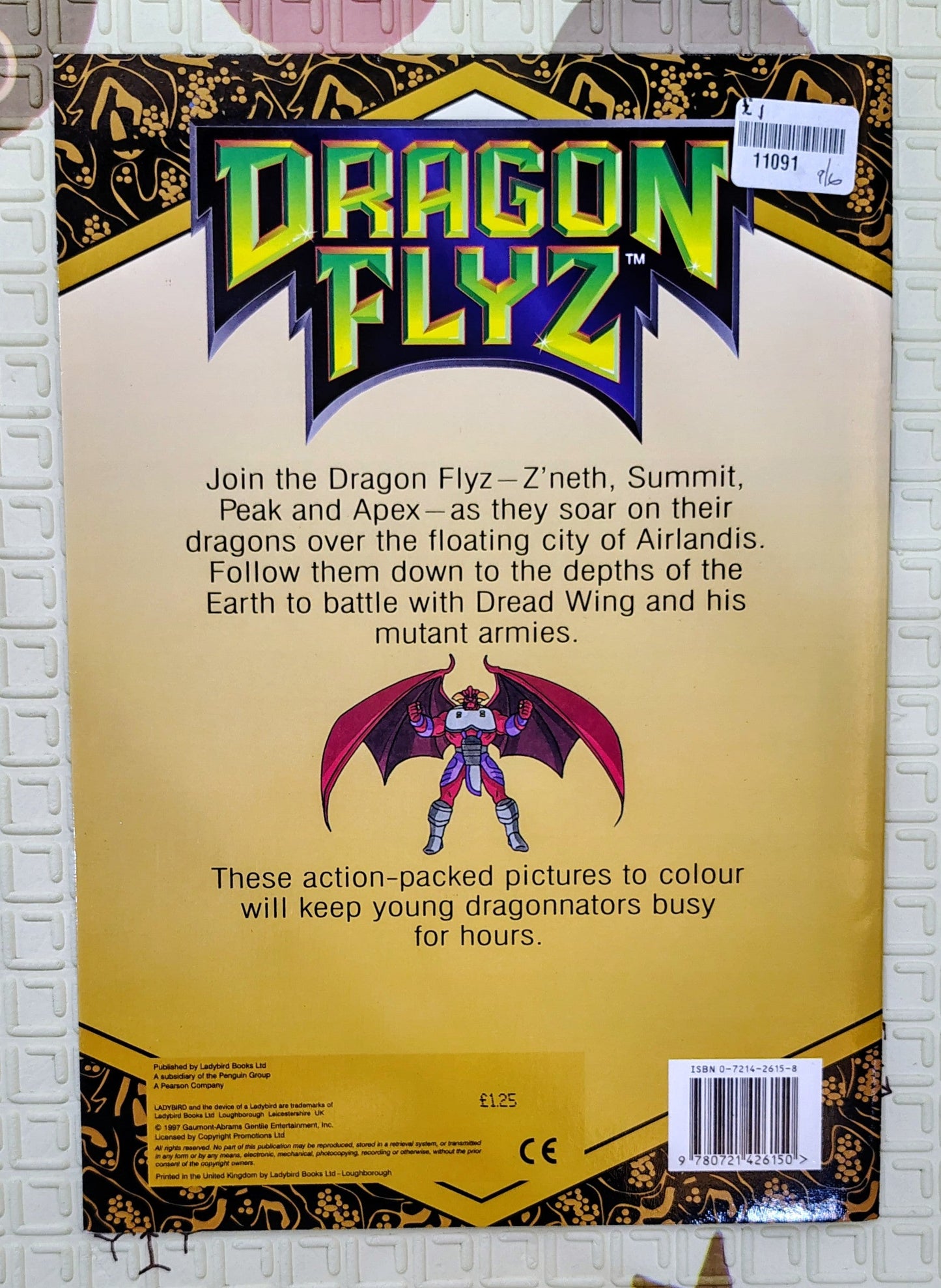 Dragon Flyz Colouring Book | Ladybird