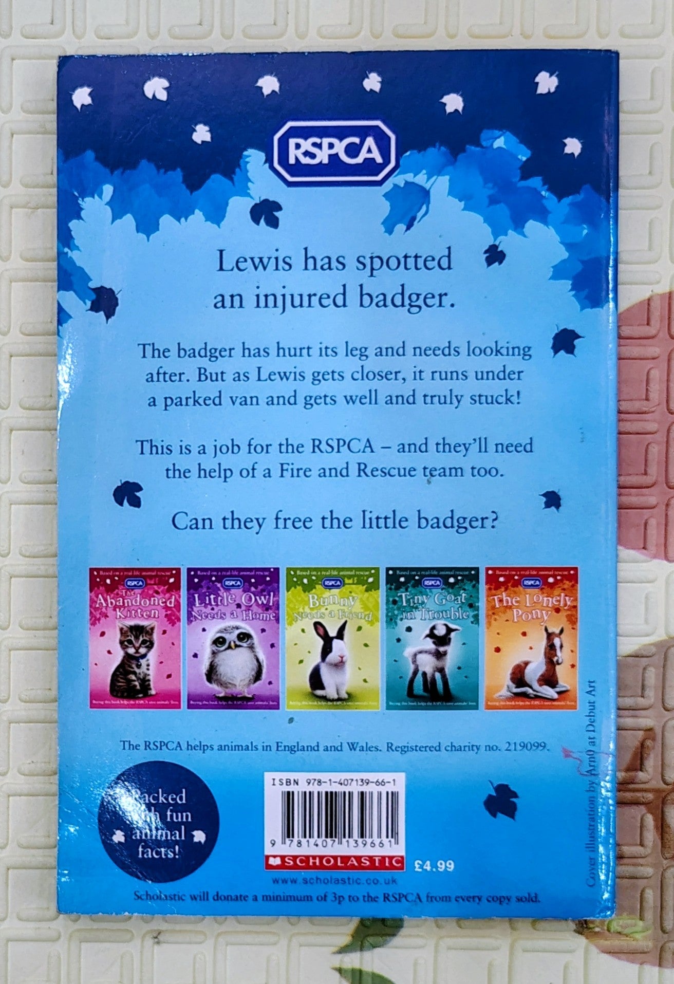 Bad Day for Badger by RSPCA | Scholastic