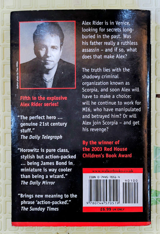 Scorpia by Anthony Horowitz | Fifth book of the Alex Series