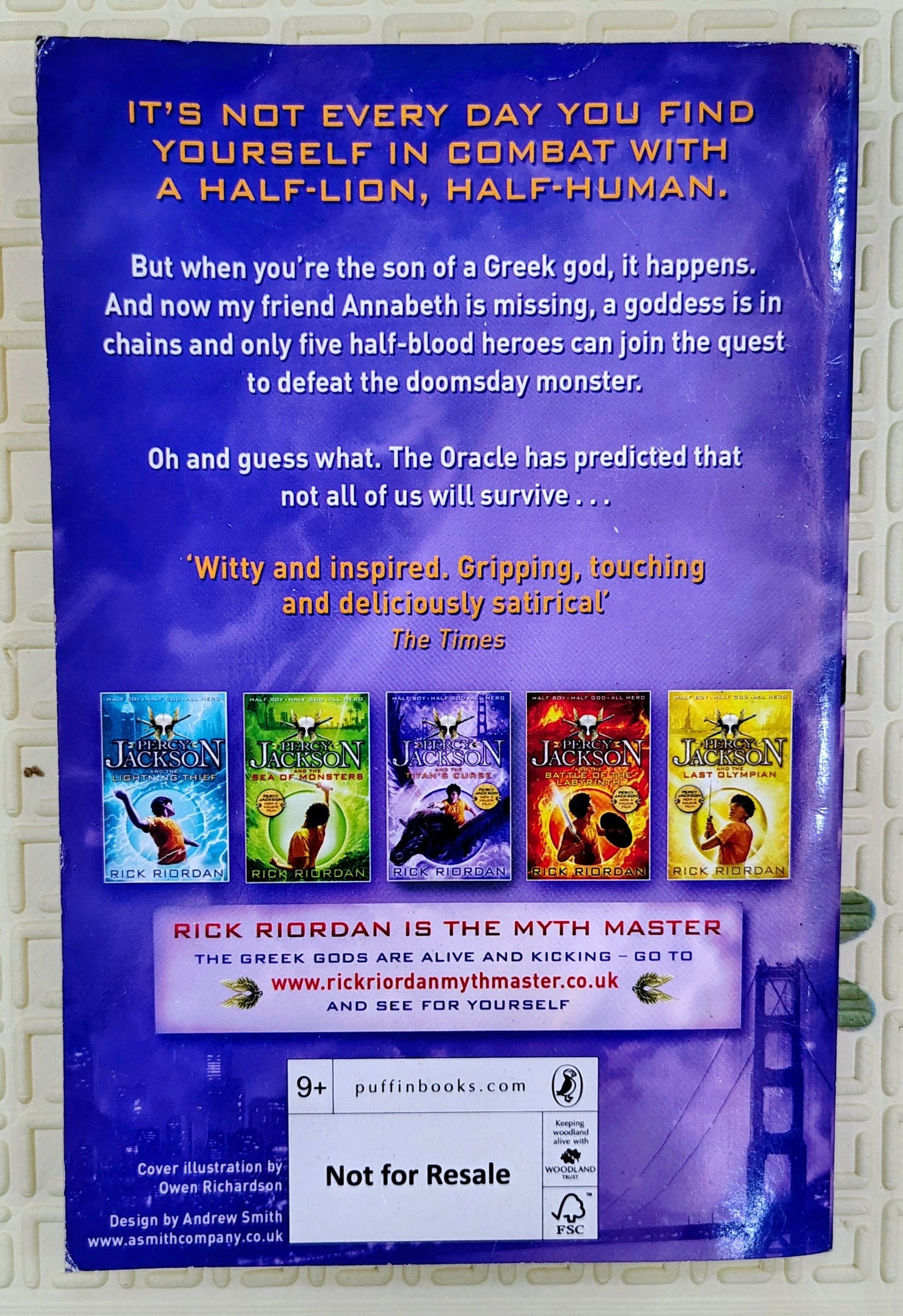 Percy Jackson and the Titan's Curse by Rick Riordan