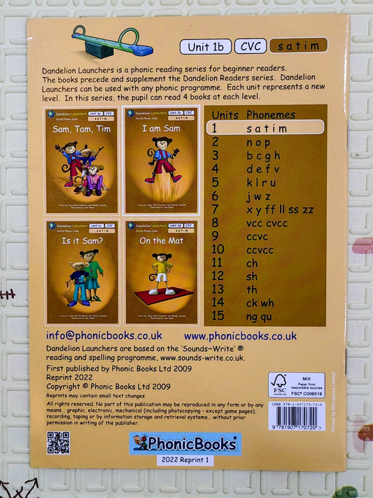 I am Sam by Dandelion Launchers Unit 1B| Phonic Books