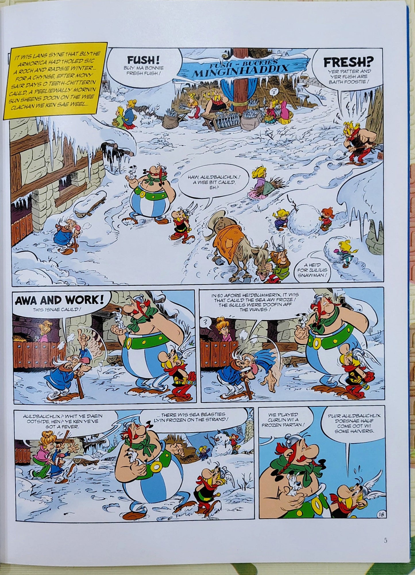 Asterix and the Picts by Jean-Yves Ferri and Didier Conrad | Comic