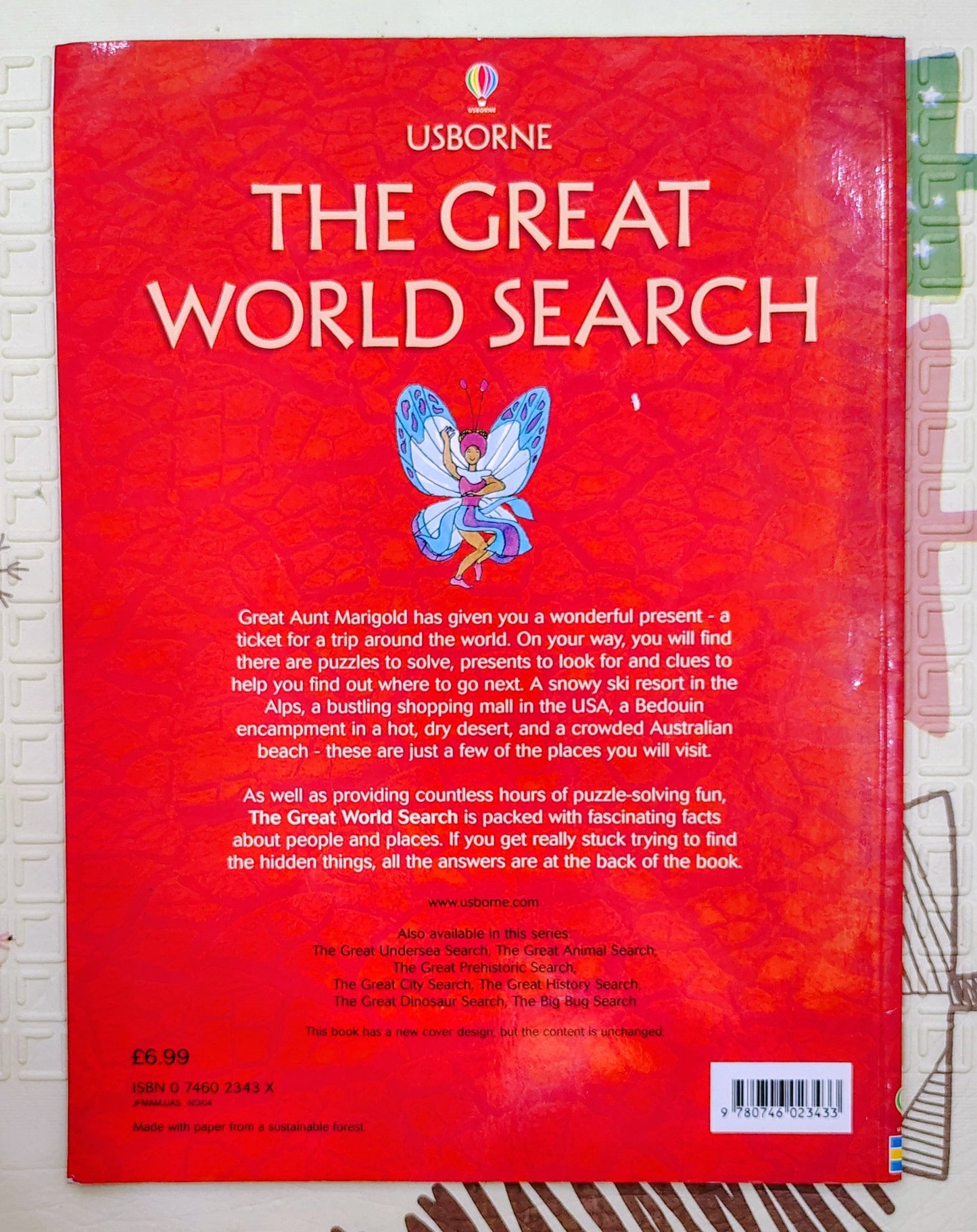 The Great World Search by Usborne | Search and Find Book
