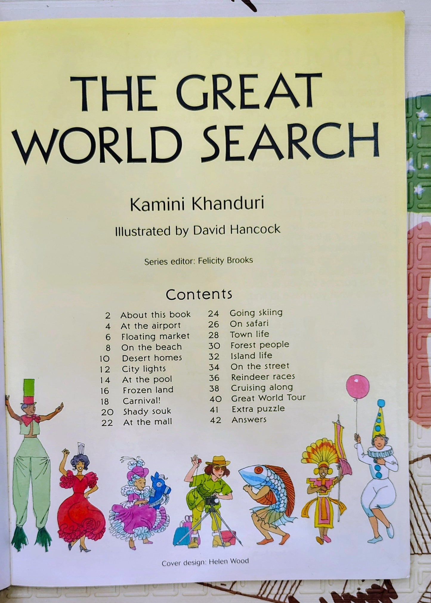 The Great World Search by Usborne | Search and Find Book
