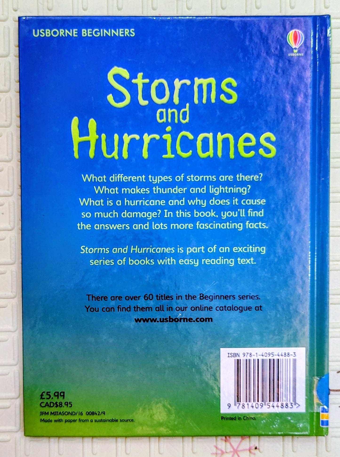 Storms and Hurricanes by Usborne