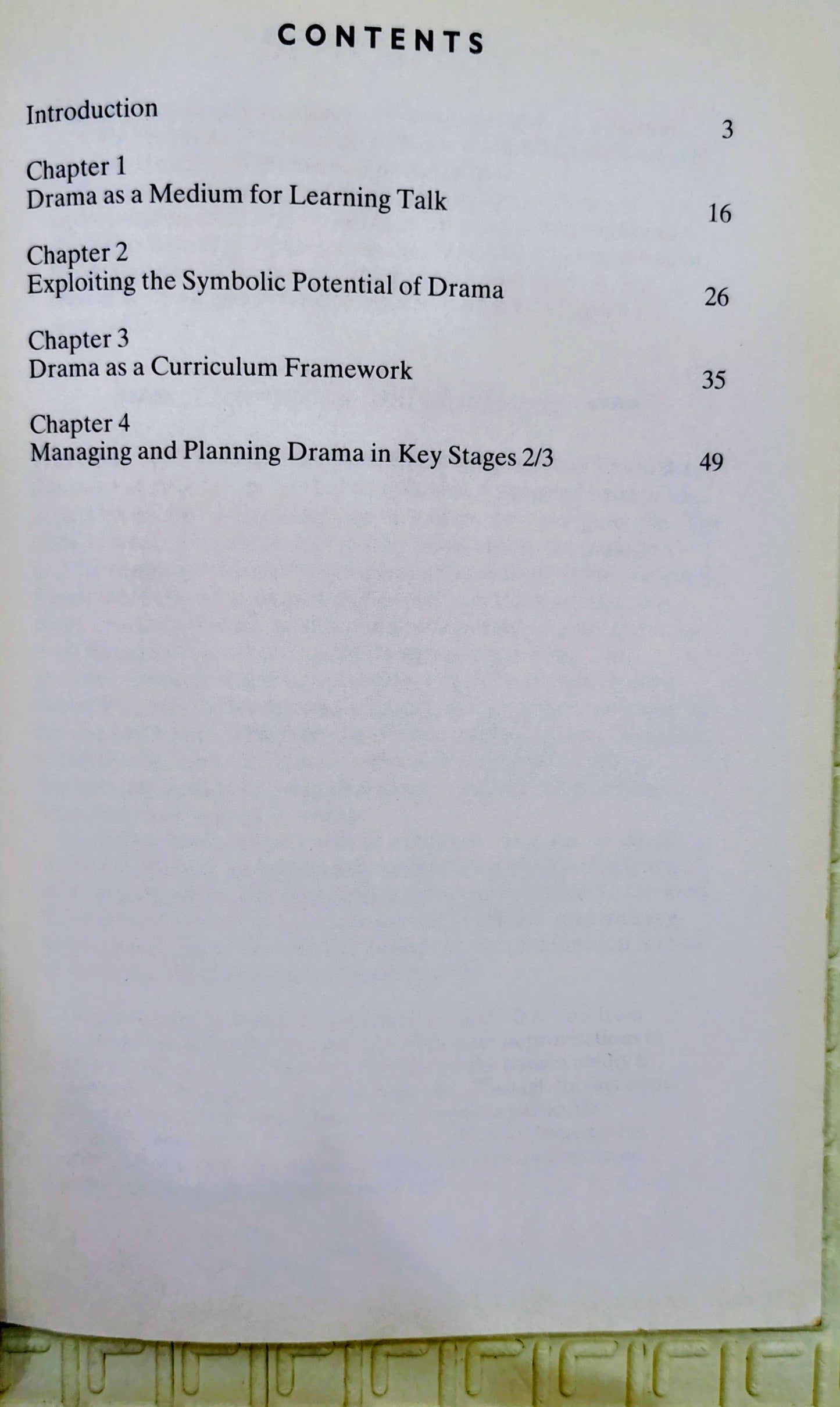 Learning Through Imagined Experience by Neelands | Drama and Theatre