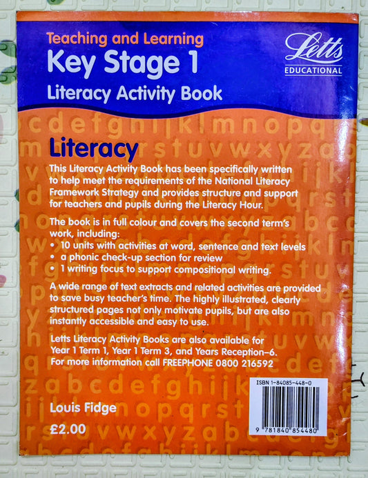 Key Stage 1 Literacy Activity Book | Letts Year 1 Term 2