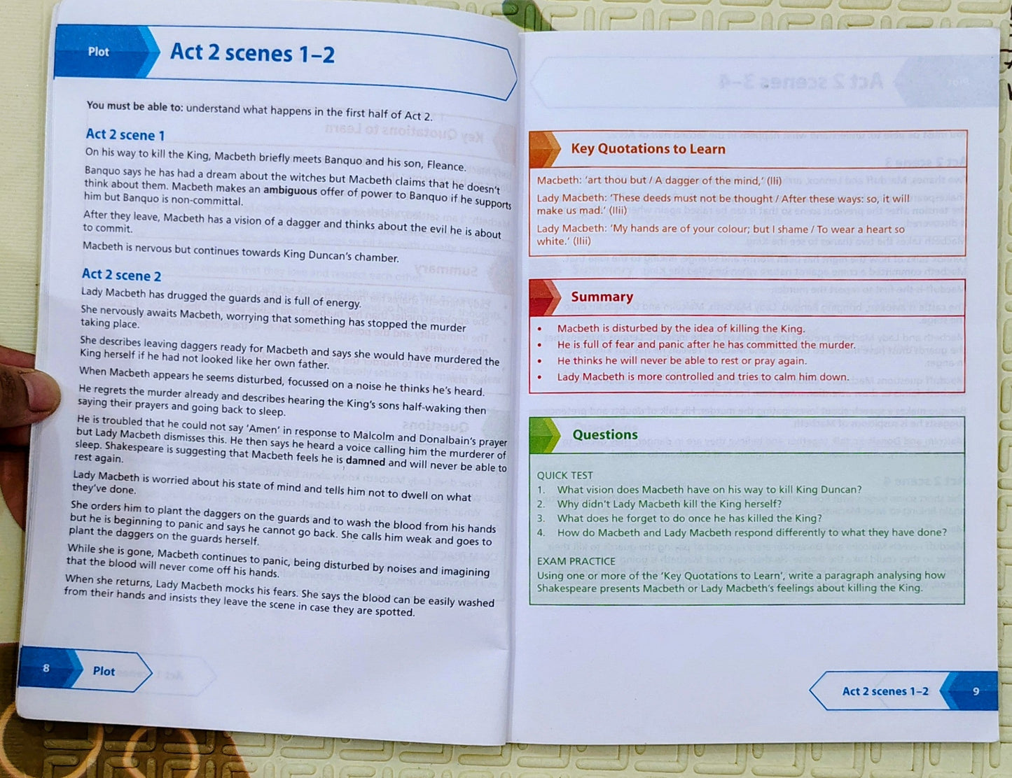 Snap Revision Macbeth by Collins | GCSE 9-1