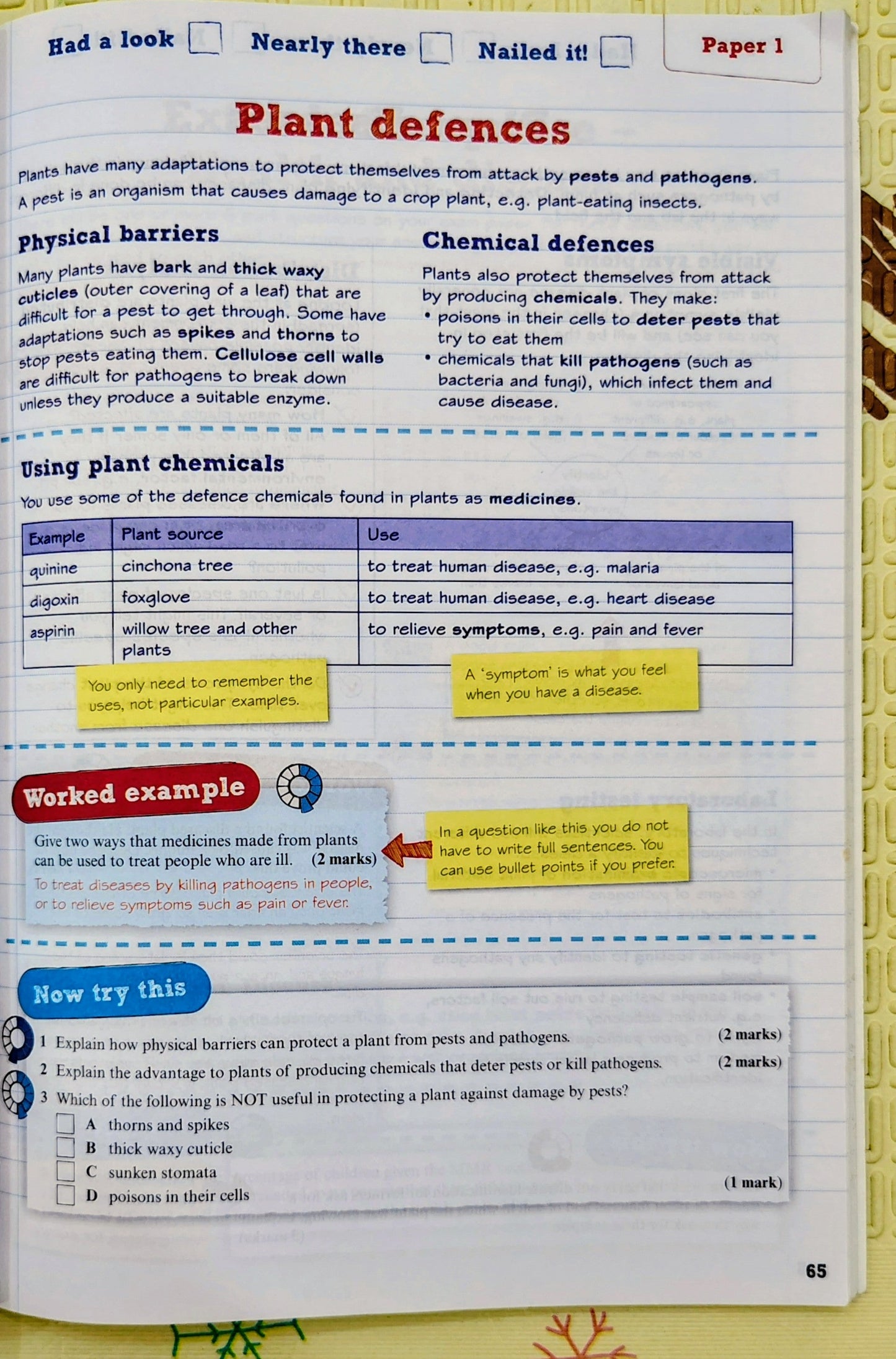 Revise Edexcel GCSE (9-1) Biology Revision Guide