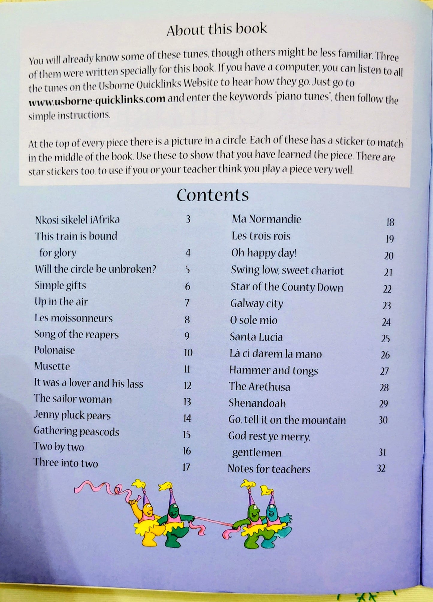 Piano Tunes for Children by Usborne