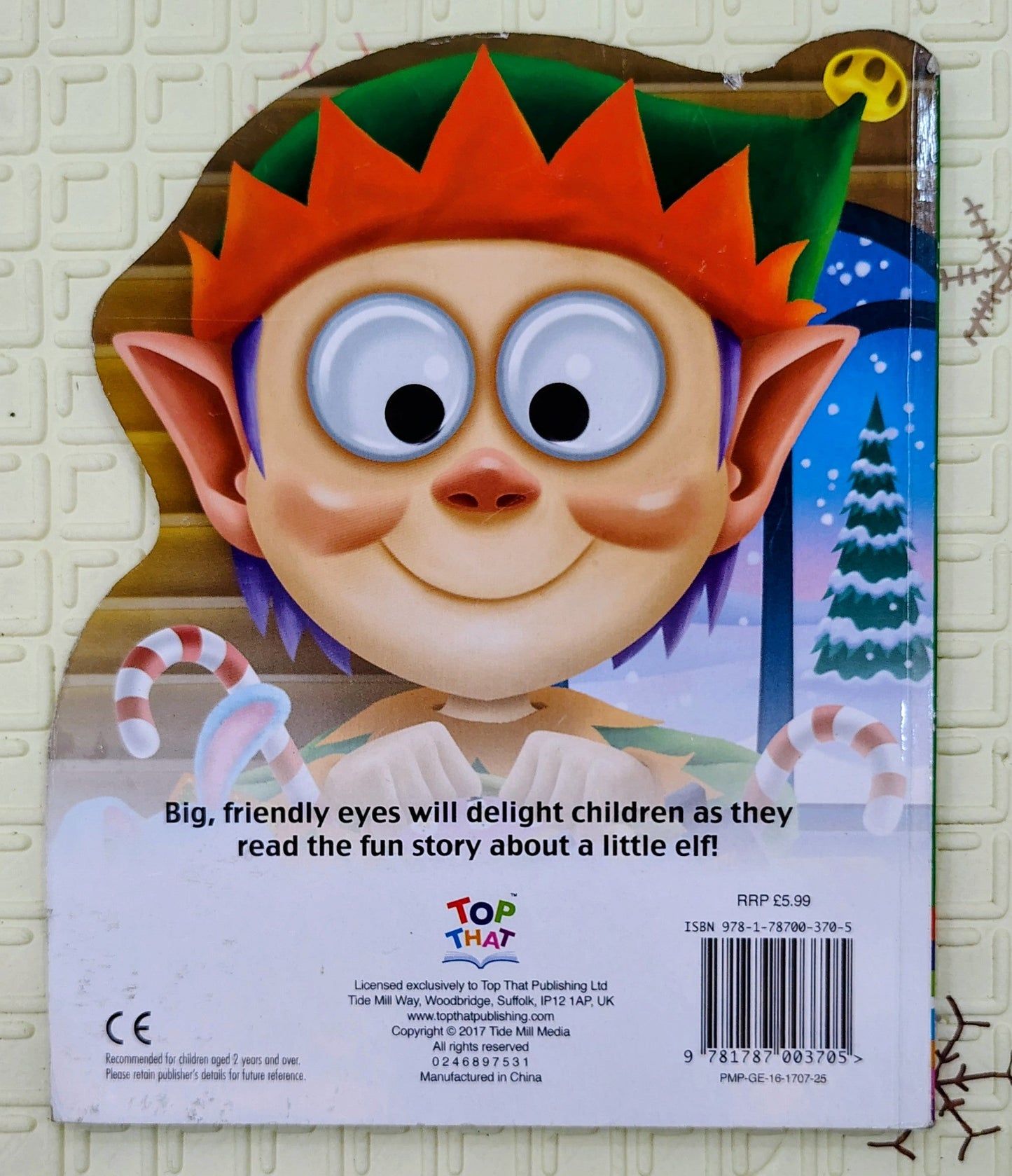 I'm Just A Little Elf | Boardbook with Wobbly Eyes