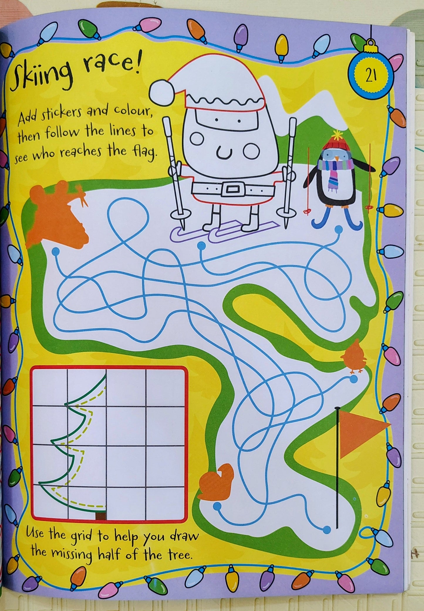 Christmas Fun Sticker Activity Book