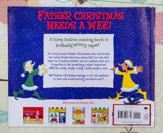 Father Christmas Needs a Wee! by Nicholas Allan | Christmas counting book