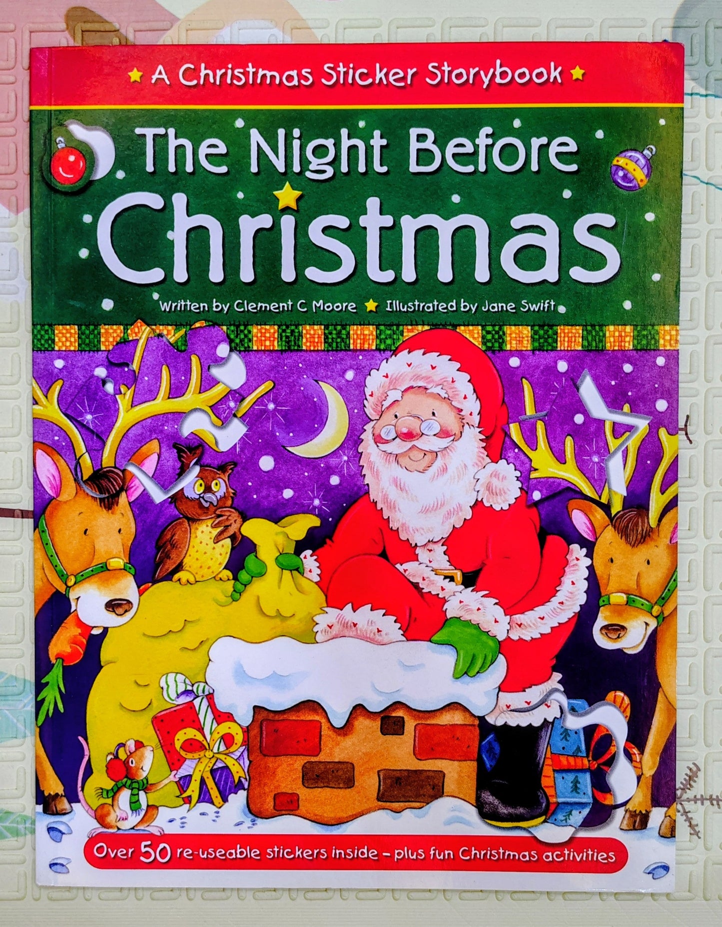 The Night Before Christmas | A Christmas Sticker Storybook | Stickers and Fun activities