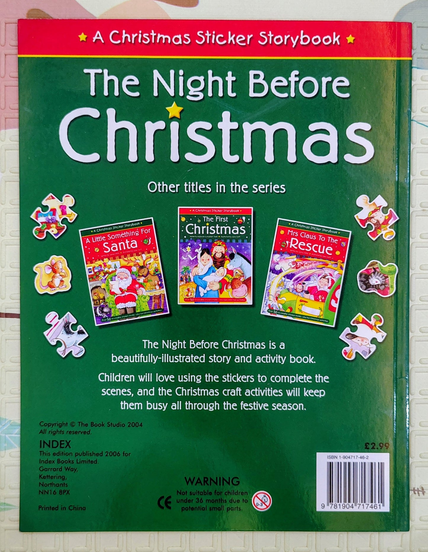 The Night Before Christmas | A Christmas Sticker Storybook | Stickers and Fun activities