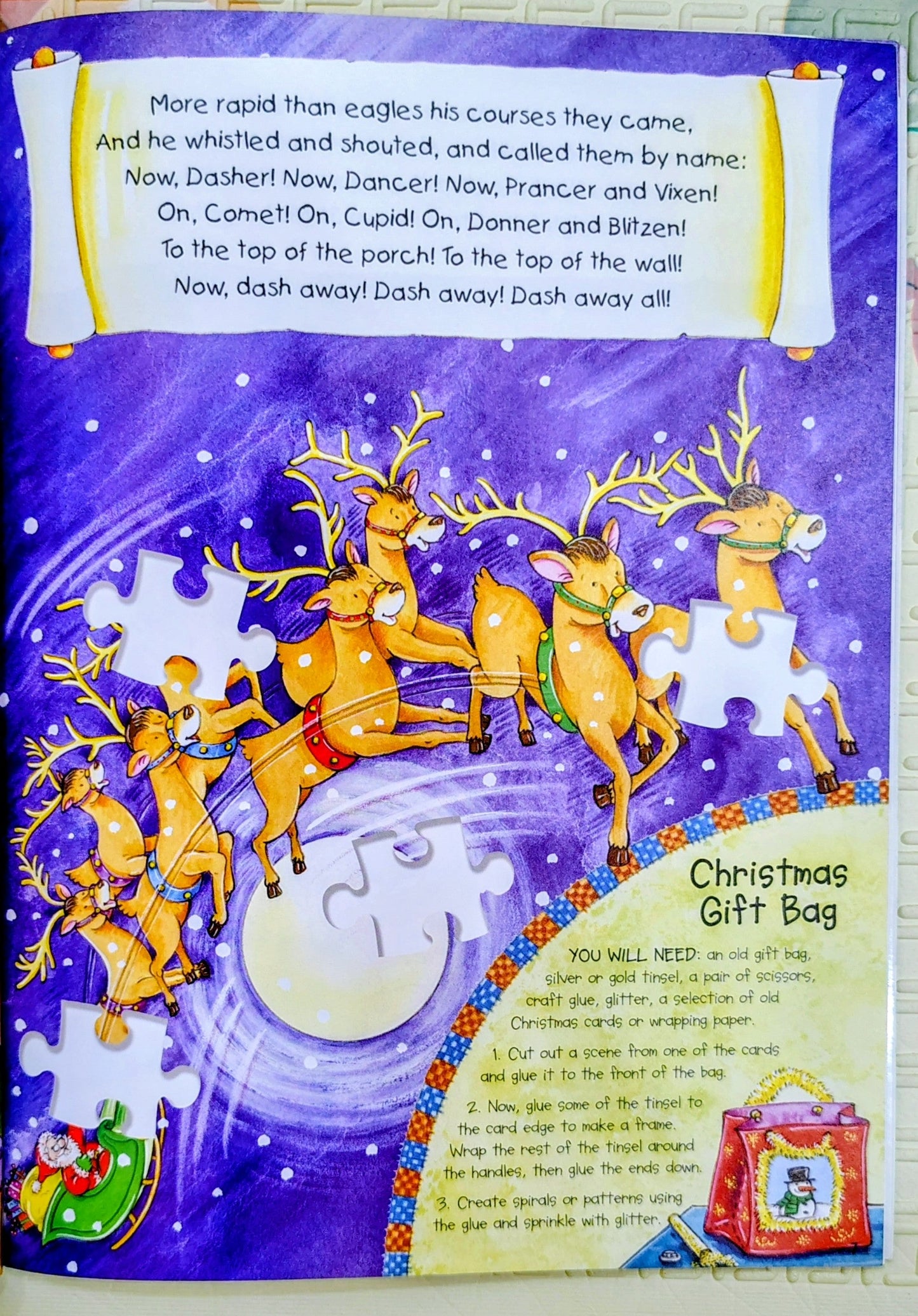 The Night Before Christmas | A Christmas Sticker Storybook | Stickers and Fun activities