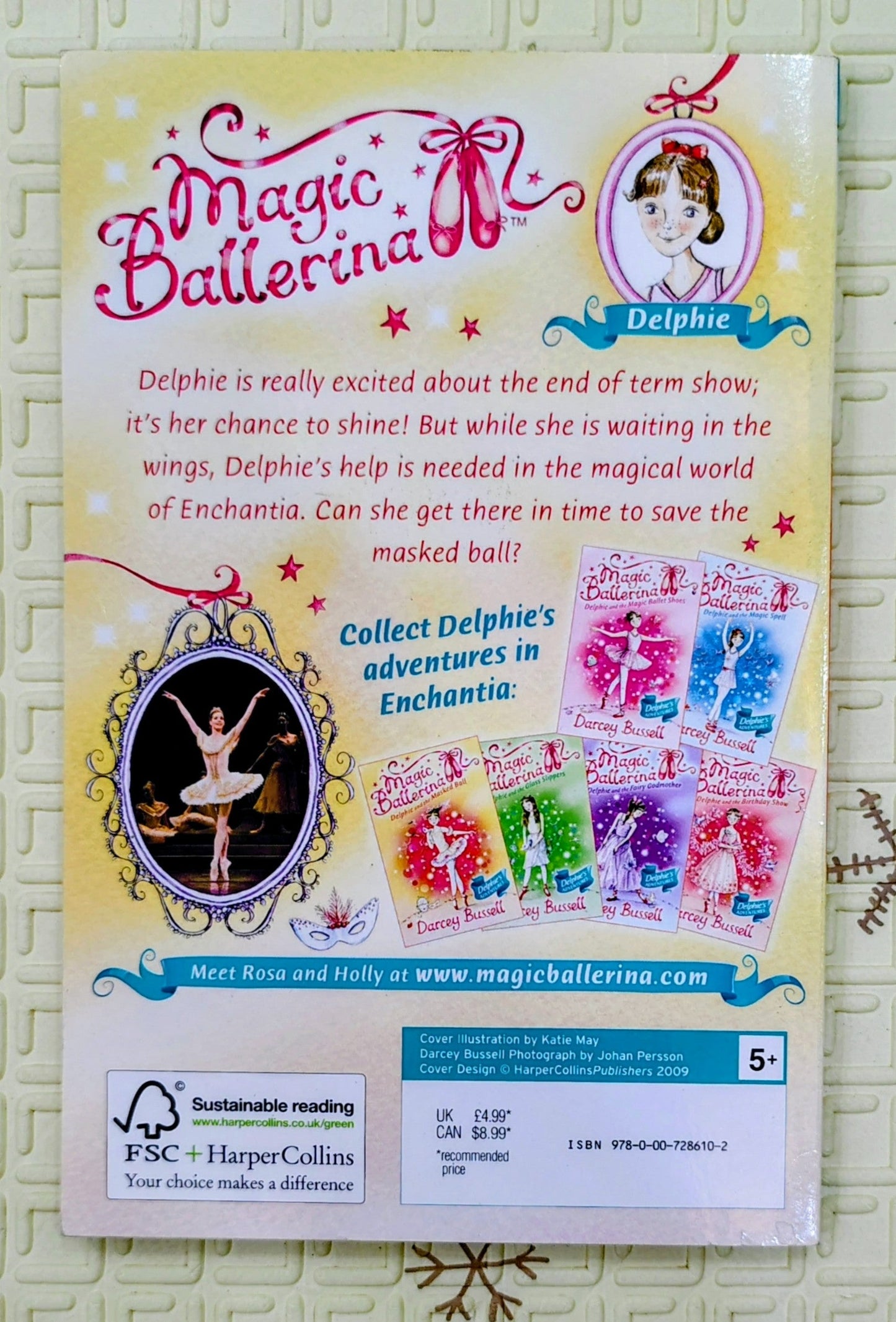 Magic Ballerina: Delphie and the Masked Ball by Darcey Bussell