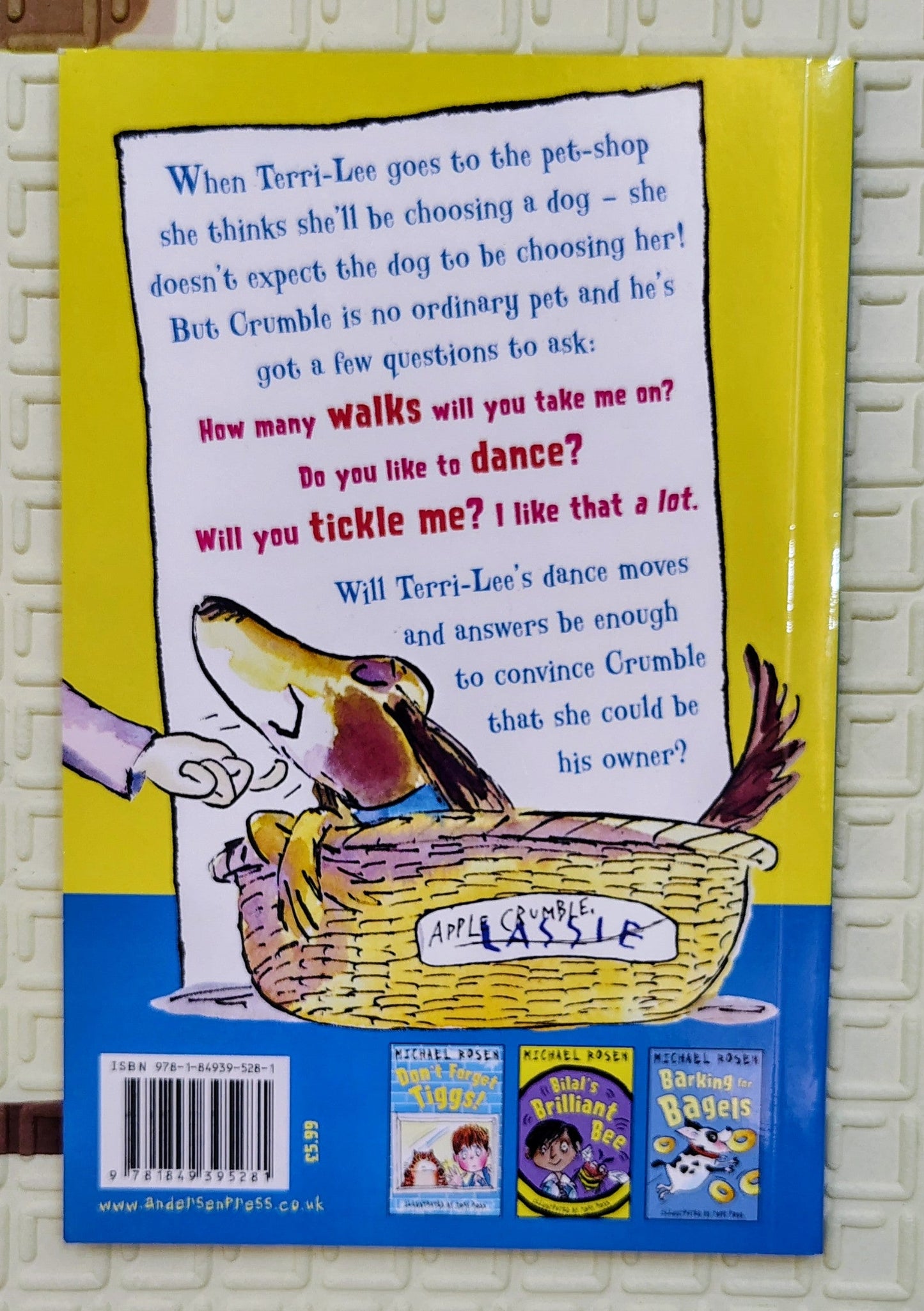 Choosing Crumble by Michael Rosen | Illustrated by Tony Ross