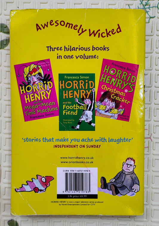 A Hat Trick of Horrid Henry by Francesca Simon | Three Books in One