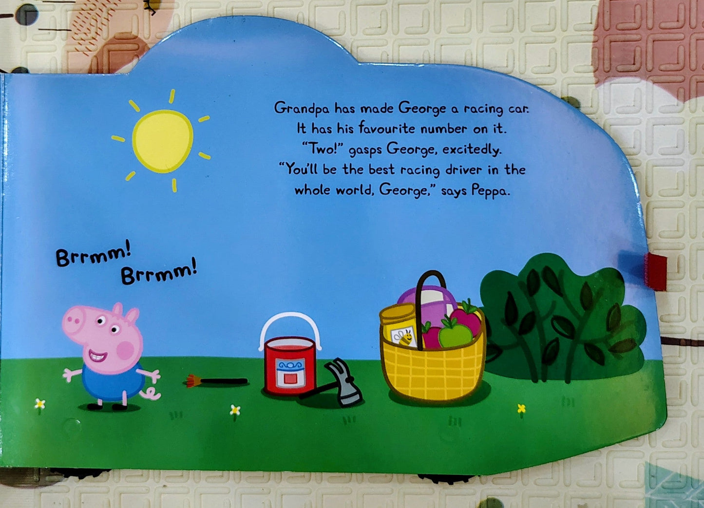 Slow Down, George! by Peppa Pig | Moving Car Shaped Book | Ladybird