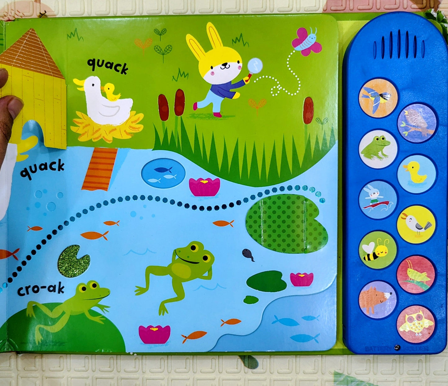 Baby's Very First Nature Sounds Play Book by Usborne | Lift the Flap, Touch and feel , Trail , Sound book