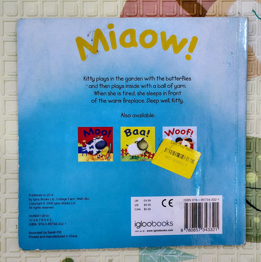 Meow! | Igloobooks | Books for babies