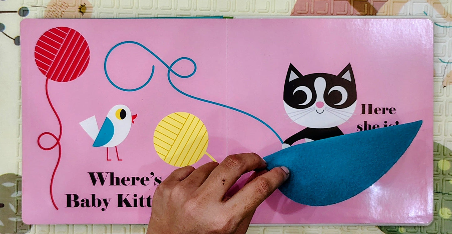 Where's Baby Chick? by Ingela | Nosy Crow | Felt Lift the Flap